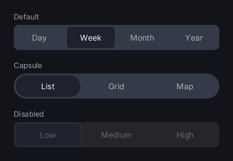 Segmented Control