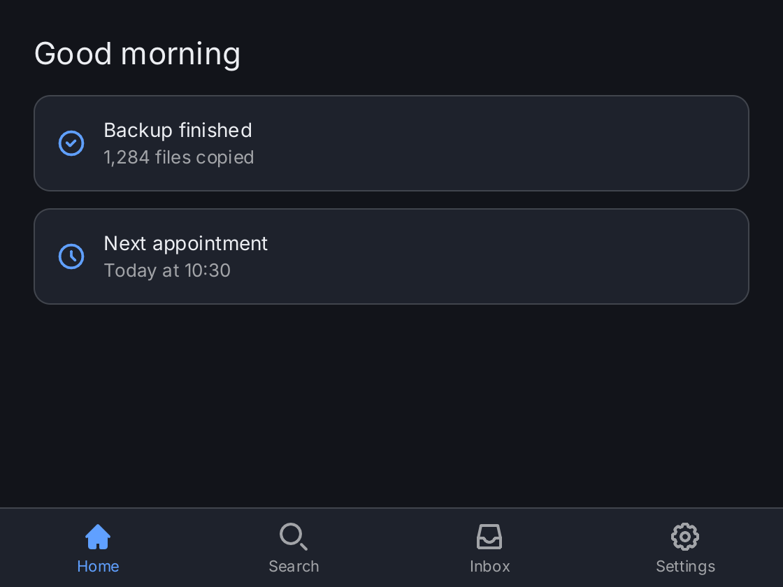 Tab Bar