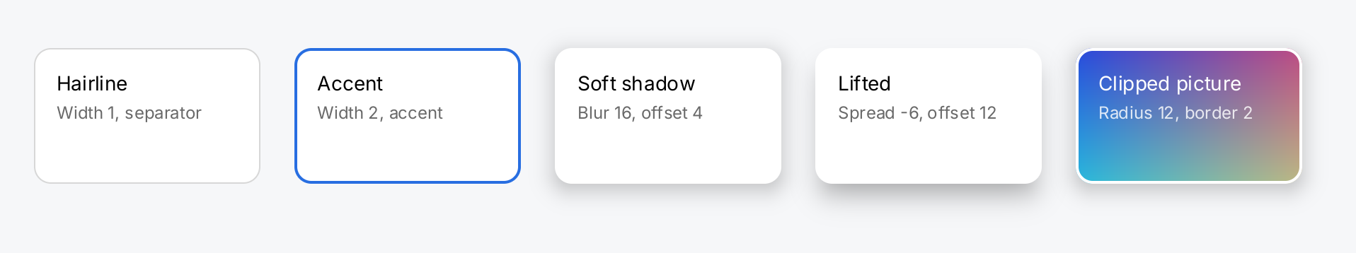 Shadow and Border
